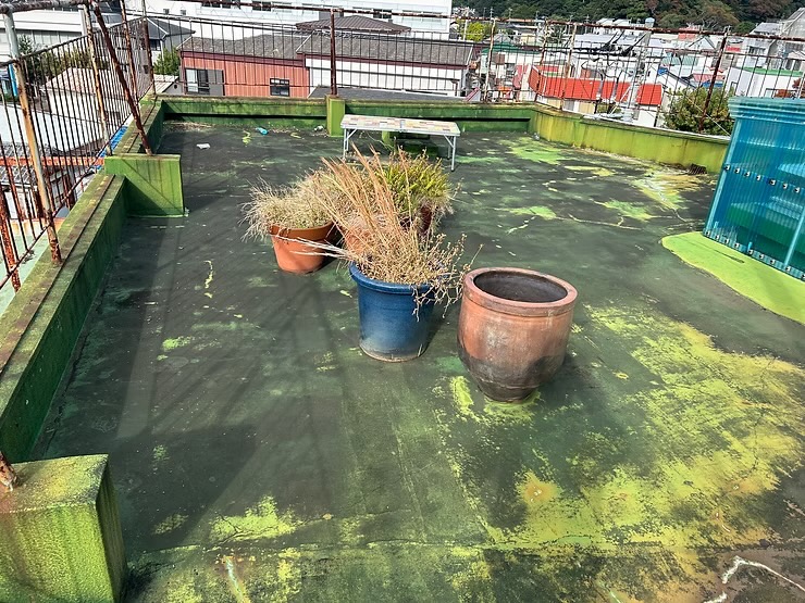 屋上防水（サラセーヌQV工法） 着工前