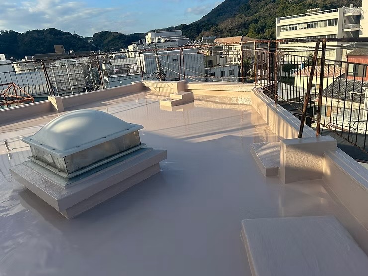 屋上防水（サラセーヌQV工法） 施工後