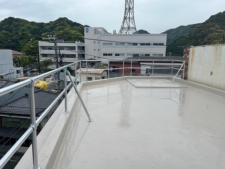 屋上手摺作成 施工後